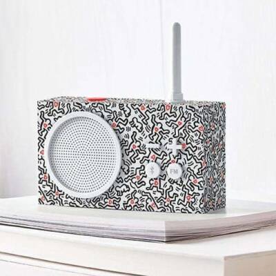 Lexon Tykho 3 Bluetooth Hoparlör ve Radyo X Keith Haring - Love La119Kh-Bw - 1