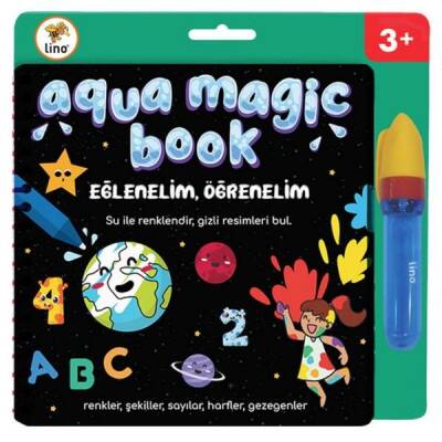 Lino Aqua Magic Book Eğlenelim, Öğrenelim (Sihirli Boyama Kitabı) Tfl-1004 - 1