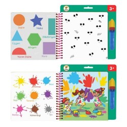 Lino Aqua Magic Book Eğlenelim, Öğrenelim (Sihirli Boyama Kitabı) Tfl-1004 - 3