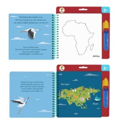 Lino Aqua Magic Book Kıtalar (Sihirli Boyama Kitabı) Tfl-1001 - 2