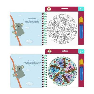 Lino Aqua Magic Book Mandala (Sihirli Boyama Kitabı) Tfl-1003 - 2