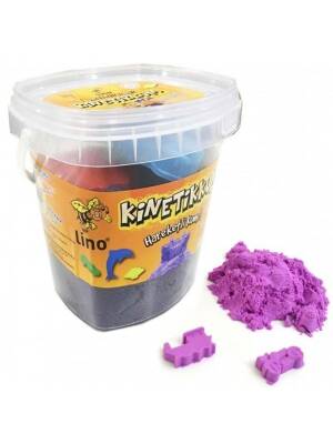 Lino Kinetik Kum 500 Gr Mor Kova 3 Adet Kalıp Ln-500Mr - 1