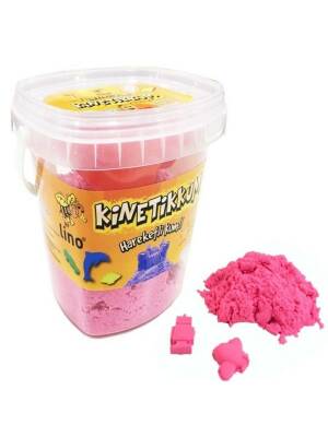 Lino Kinetik Kum 500 Gr Pembe Kova 3 Adet Kalıp Ln-500P - 1