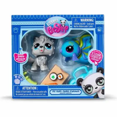 Littlest Pet Shop Minişler Hayvanlar Köpek Balık 2'li Set S00005264 - 3