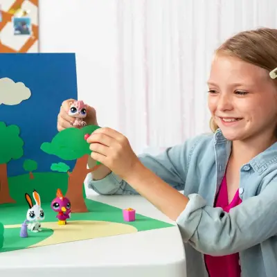 Littlest Pet Shop Minişler 3'lü Figür Seti Tavşan Ağaçkakan Sincap S00000621 - 5