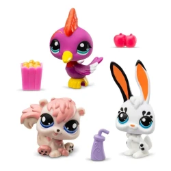 Littlest Pet Shop Minişler 3'lü Figür Seti Tavşan Ağaçkakan Sincap S00000621 - 2