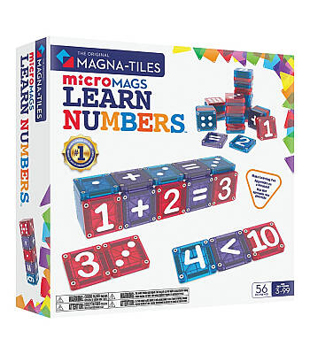 Magna Tiles - Learn Numbers Manyetik Bloklar - 56 Parça 254055LN - 1