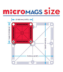Magna Tiles - Learn Numbers Manyetik Bloklar - 56 Parça 254055LN - 5