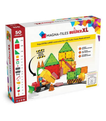 Magna-Tiles Magna-Tiles Builder Xl - İnşaat Xl 50 Parça 242050Tr - 2