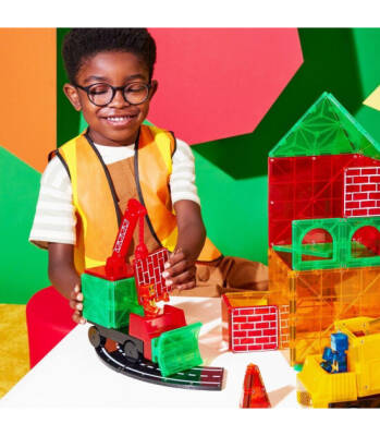 Magna-Tiles Magna-Tiles Builder Xl - İnşaat Xl 50 Parça 242050Tr - 4
