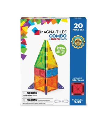 Magna-Tiles Magna-Tiles Combo + microMAGS - 20 Parça 244020CO - 1