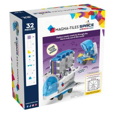 Magna-Tiles Magna-Tiles Space + microMAGS - Uzay 32 Parça 242032SP - 1