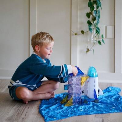 Magna-Tiles Magna-Tiles Space + Micromags - Uzay 32 Parça 242032Sp - 6