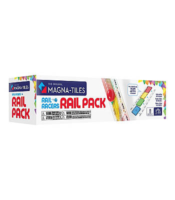 Magna Tiles - Rail Racer Ray Paketi - 8 Parça 263008RP - 1