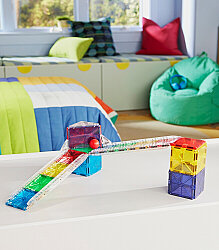 Magna Tiles - Rail Racer Ray Paketi - 8 Parça 263008RP - 4
