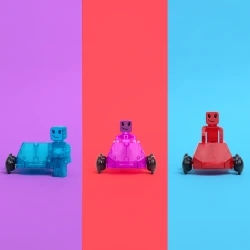 Magnatiles Dashers 6Piece Set Hızlı Sürücüler 6 Parça 23806 - 4