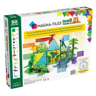 MagnaTiles Dinozor Dünyası 50 Parça XL 22850 - 2