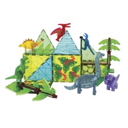 MagnaTiles Dinozor Dünyası 50 Parça XL 22850 - 3