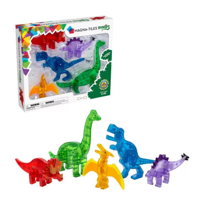Magnatiles Dinozorlar 5 Parça 22805 - Magna Tiles