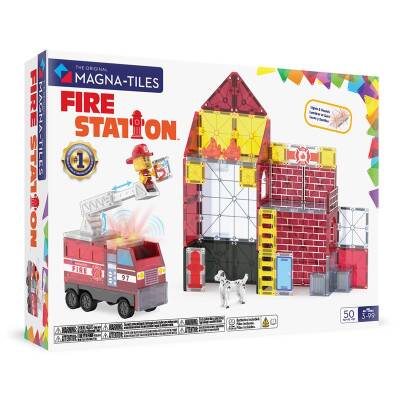 MagnaTiles Fire Station 50 Parça 252050FS - 1