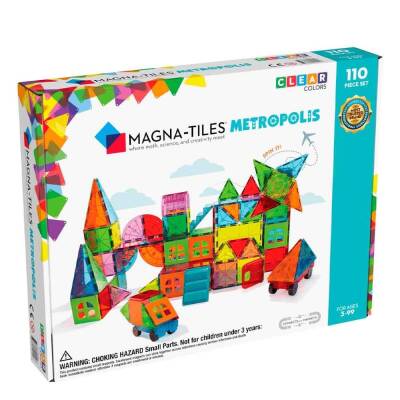 MagnaTiles Metropolis 110 Parça 20110 - 1