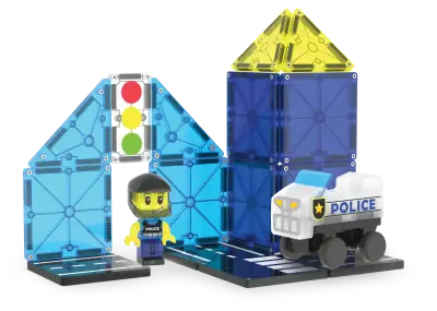 MagnaTiles Police Patrol 20 Parça 252020PO - 2