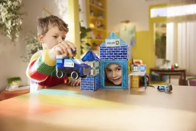 MagnaTiles Police Station 35 Parça 252035PS - 2