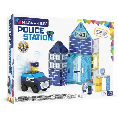 MagnaTiles Police Station 35 Parça 252035PS - 1