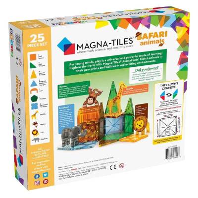 MagnaTiles Safari 25 Parça 20925 - 2