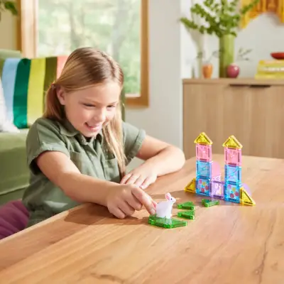 MagnaTiles Spring Garden Travel Set - Seyahat Seti 24 Parça 264024SG - 5