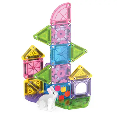 MagnaTiles Spring Garden Travel Set - Seyahat Seti 24 Parça 264024SG - 4