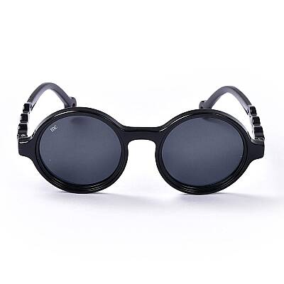 Mammacomica Yuvarlak Çerçeve Black Moon Polarize Unisex Çocuk Güneş Gözlüğü UV-400 Korumalı - 2-6 yaş - 1