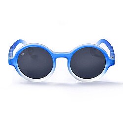 Mammacomica Yuvarlak Çerçeve Blue Sky Polarize Unisex Çocuk Güneş Gözlüğü UV Korumalı - 2-6 yaş - Mammacomica Dough