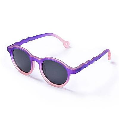 Mammacomica Yuvarlak Çerçeve Bubble Berry Polarize Çocuk Güneş Gözlüğü UV-400 Korumalı - 2-6 yaş - 2