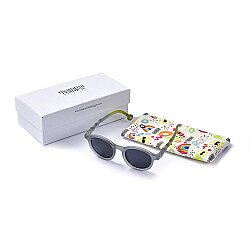 Mammacomica Yuvarlak Çerçeve Cloud Stone Polarize Unisex Çocuk Güneş Gözlüğü UV Korumalı - 2-6 yaş - 3