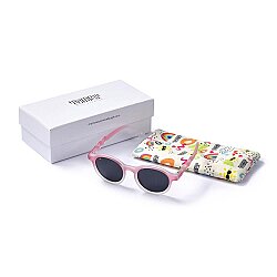 Mammacomica Yuvarlak Çerçeve Cotton Candy Polarize Çocuk Güneş Gözlüğü UV-400 Korumalı - 2-6 yaş - 3