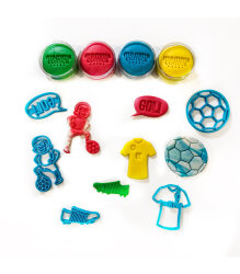 Mammacomica Dough Futbol Oyun Hamuru Seti - Mammacomica Dough