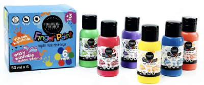 Mammacomica Dough 6'lı Yıkanabilir Parmak Boyası - 1