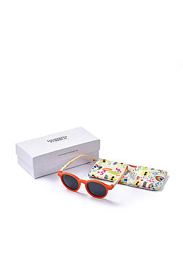 Mammacomica M Çerçeve Sweet Orange Polarize Unisex Çocuk Güneş Gözlüğü UV-400 Korumalı - 2-6 yaş - 3