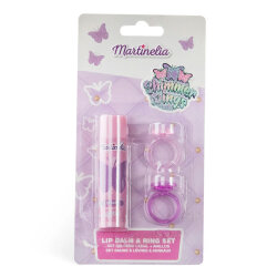 Martinelia Shimmer Wings Lip Balm & Ring Set 26125 - Martinelia