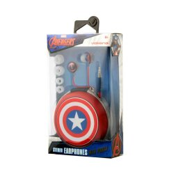 Marvel Avengers Captain America Kulakiçi Kulaklık Çantalı Lisanslı Mv-1008-Ca - 3