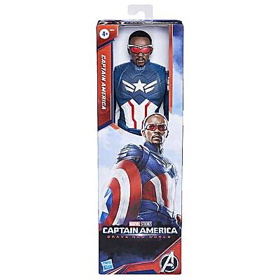 Marvel Titan Hero Serisi Captain America Brave New World Aksiyon Figürü 30 cm - 4