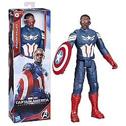 Marvel Titan Hero Serisi Captain America Brave New World Aksiyon Figürü 30 cm - 1