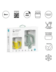 Matchstick Monkey Banana & Monkey Silikon Diş Kaşıyıcı Hediye Seti - 2