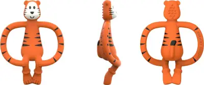 Matchstick Monkey Silikon Diş Kaşıyıcı / Teddy Tiger MM-TT-001 - 3