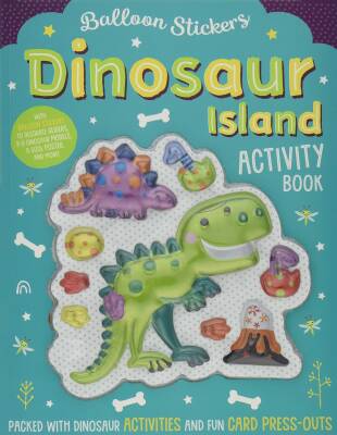 Make Believe Ideas - Balloon Stickers Dinosaur Island Activity Book - 1