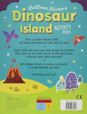 Make Believe Ideas - Balloon Stickers Dinosaur Island Activity Book - 2