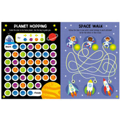 Make Believe Ideas Glow İn The Dark Space Activity Book - 3