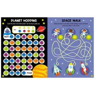 Make Believe Ideas Glow İn The Dark Space Activity Book - 3