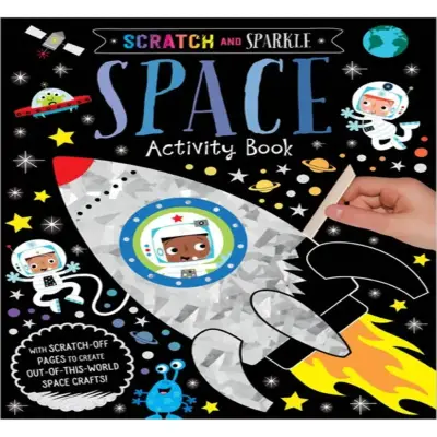 Make Believe Ideas - Scratch And Sparkle Space Activity Book - 1
